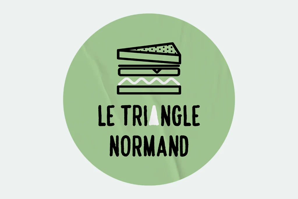 Autocollant du logo du Triangle Normand